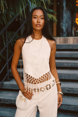 Beau Pearl Statement Chain Belt