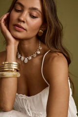 Soft Whispers Shell Choker Necklace